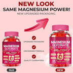 Magnesium Glycinate Gummies 600mg for Women and Men, High Absorption Magnesium Glycinate with Vitamin D, B6, and CoQ10 for Calm Support & Sleep, Sugar Free, Vegan, 120 Count