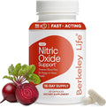 Berkeley Life Nitric Oxide Support Supplement - Nitric Oxide Booster for Men & Women - Blood Flow & Circulation with Beet Root Powder to Support Energy, Heart Health & Healthy Blood Pressure- 30 Count
