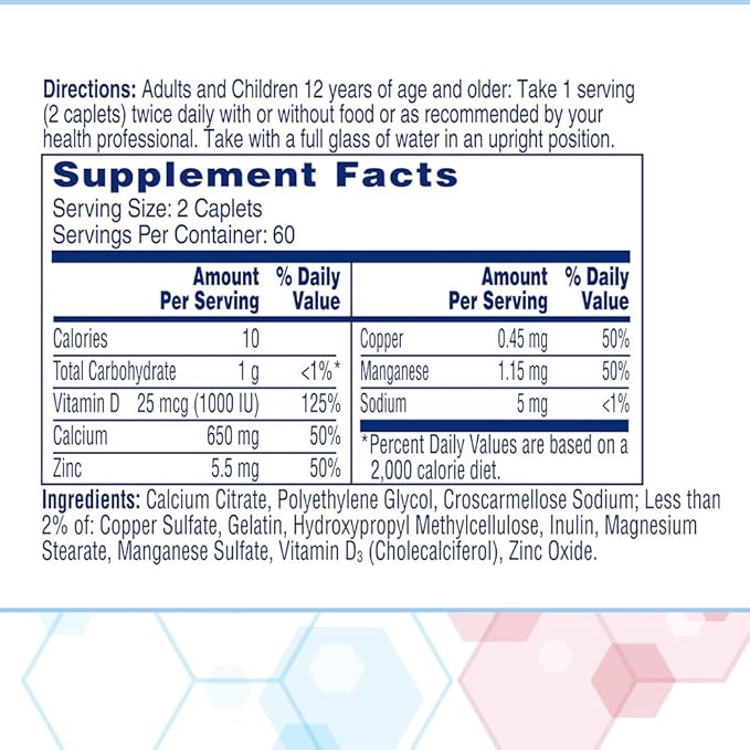 Citracal Maximum Plus Calcium Supplement - Calcium Citrate with Vitamin D3, Zinc, & Essential Minerals for Bone Health Support, Ages 12+, 120 Count (Packaging May Vary)