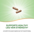 Nature's Way Leg Veins, Supports Healthy Leg Vein Strength*, 6-Herb Blend, With Horse Chestnut Extract, Dandelion, Gluten Free, 120 Vegan Capsules (Packaging May Vary) - 2 Pack