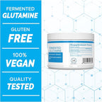PEScience TruGlutamine, Fermented L-Glutamine Powder, Gut Health Support, Vegan, Third-Party Tested - Unflavored, 30 Servings
