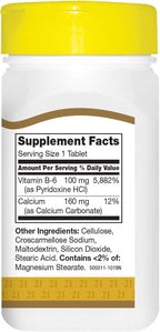21st Century Vitamin B-6 100 Mg, 110 Count