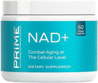 PRIME Anti-Aging Nutraceuticals NAD+ – Nicotinamide Riboside & Pterostilbene Supplement for Cellular Energy, Healthy Aging & Vitality, Vegan, Gluten-Free, 30 Servings