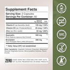 Gade Nutrition Quercetin with Vitamin C and Zinc - Quercetin 500mg - Quercetin with Bromelain - Zinc Quercetin - Quercetin Supplements + Vitamin D3 (Non-GMO, Gluten-Free, Vegan) - 4 Month Supply