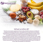 Nootropics Depot Infini-B Advanced B-Complex | Optimal Absorption & Bio-Availability | Enhanced Cognitive & Metabolic Support | 120 Capsules