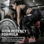 Bronson CLA 3000 Extra High Potency Supports Healthy Weight Management Lean Muscle Mass Non-Stimulating Conjugated Linoleic Acid, 90 Softgels