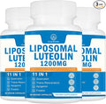 1200MG Liposomal Luteolin Supplement - Maximum Absorption, Antioxidant Boost for The Brain 180 Capsules