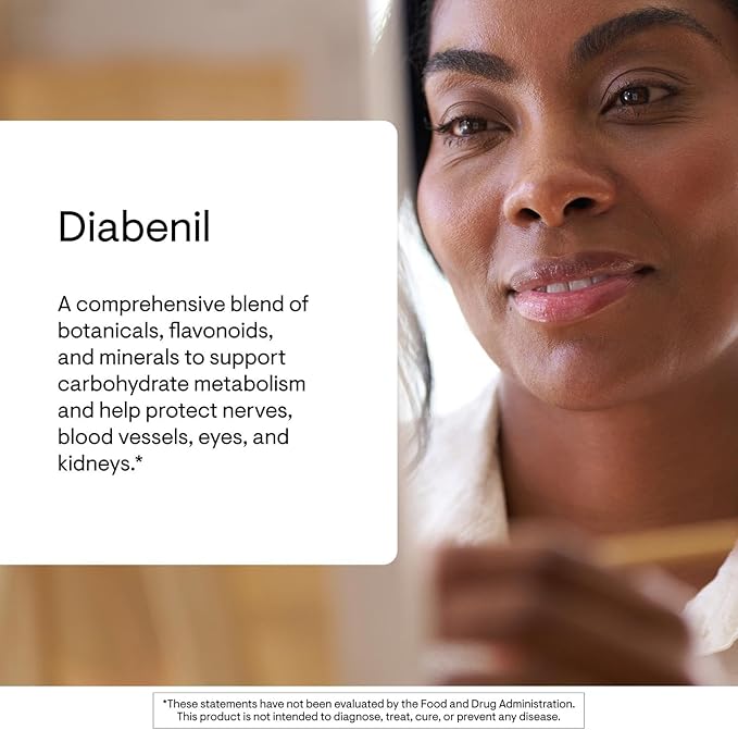 THORNE - Diabenil - Support for Maintaining Health* - with Chromium, ALA, and Quercetin Phytosome - 90 Capsules