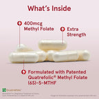 Jarrow Formulas Maximum Strength Methyl B-12 5000 mcg, Dietary Supplement Extra Strength Methyl Folate 400 mcg, Dietary Supplement for Cardiovascular