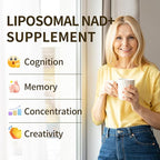NAD+ Supplement 600mg with Quercetin & Resveratrol - Liposomal NAD Booster for Cellular Energy, Anti-Aging Support - D-Ribose Enhanced Formula - Vegan, Non-GMO, 3rd Party Tested (60 Capsules)