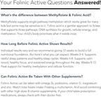 Organic FolinicActive Kids - Folinic Acid + B12, B6 & B2 Cofactors - Gentle Methylation Support for Mood, Energy & Cognition, Age Adjustable Dosing for Kids 1-18, Non GMO, Vegan, Berry Flavor (60mL)