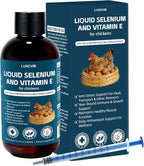 E+S Poultry Vitality Formula | Selenium for Chickens and All Poultry | Nutrient Support Liquid for Energy Balance and Mobility | Feed Mix Additive for Healthy Growth,3.4 fl oz