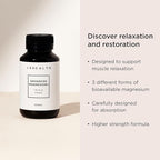 JSHealth Magnesium Supplement for Sleep. 400mg Triple-Form Glycinate, Citrate, Amino Acid Chelate. By Nutritionist Jessica Sepel (60 Tablets)