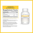 Integrative Therapeutics Magnesium Glycinate Plus - Brain Function Support Supplement for Adults* - Supports Heart and Muscular Function* - Dairy-Free & Gluten-Free - 120 Count (60 Servings)