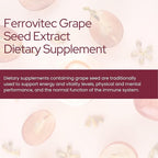 shiffahome FerroVitec Capsules 710 mg – 60 Capsules | Grape Seed Extract with Herbal Blend, Vitamins & Minerals | Plant-Based Dietary Supplement