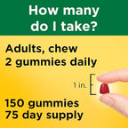 Nature Made Vitamin B12 Gummies 1000 mcg per serving, Dietary Supplement for Energy Metabolism Support, B12 Vitamins, 150 Gummy Vitamins, 75 Day Supply