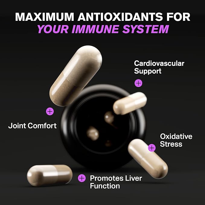 1000mg Glutathione for Immune Support - 100mg Absorption Complex - Reduced Liposomal Glutathione Supplement with Alpha Lipoic Acid - Brain Booster, Glowing Skin, Liver Support (Pack of 2)
