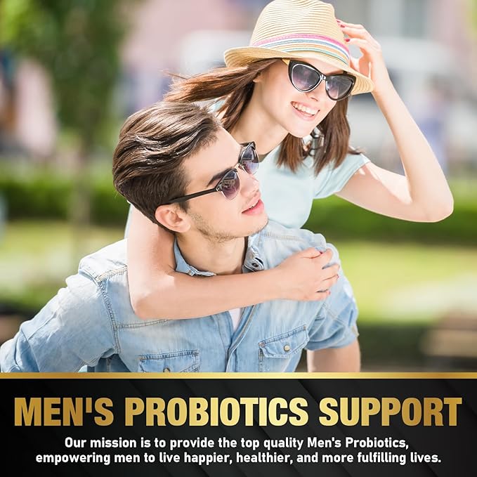 Probiotics for Men 500 Billion CFU, 16 in 1 Advanced Mens Probiotics for Digestive Health, lmmune & Metabolism, Gut Health - Men's Probiotic with Turmeric, Cranberry, 120 Probiotics Caps