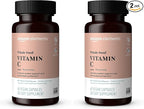 Amazon Elements Whole Food Vitamin C, 60 Capsules (Pack of 2)