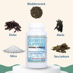 Maine Coast Sea Vegetables Seaweed Support Original Formula | Natural Source of Iodine from Seaweed | Daily Use Iodine Supplement | Organic Alaria, Sea Lettuce, Dulse & Bladderwrack blend | 60 Capsule