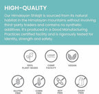 Himalaya Shilajit - Herbal Energy Supplements with Fulvic Acid and 85+ Trace Minerals, from Shilajit Resin, Vegan, Non-GMO, Gluten Free, 250 mg, 60 Capsules