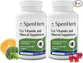 Eye Vitamin and Mineral Supplement Vision Support 240 Vegan Soft Gels, Contains Lutein, Zeaxanthin, Vitamin C & E, Zinc, Copper, Eye Health Supplements for Adults, 2 Packs
