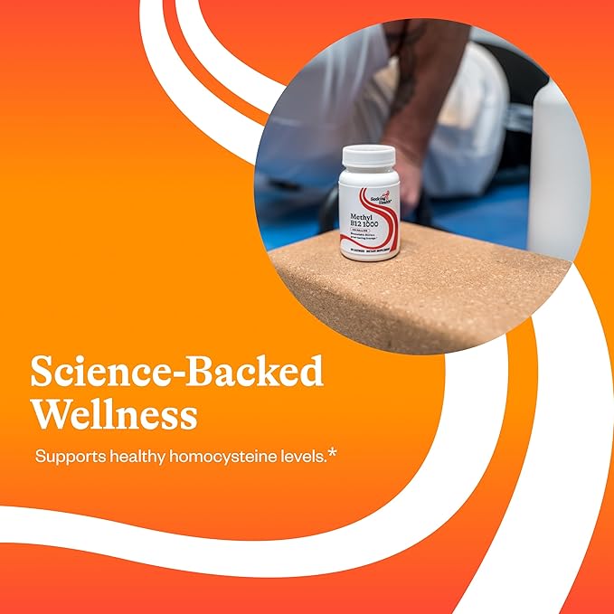 Seeking Health Methyl B12 1000, 1000 mcg B12 as Adenosylcobalamin and Methylcobalamin, Supports Homocysteine Levels and Methylation, MTHFR Support, Vegan and Vegetarian (60 lozenges)*