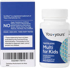 Tasteless Multivitamin Powder for Kids + Toddlers- No Sweeteners, Flavors, Colors or Preservatives. Add to Beverages or Food. Pure, Flavorless Children's Multivitamin Supplement. 30 Servings.