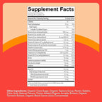 SmartyPants Kids Multivitamin Gummies with Omega 3 DHA/EPA, Vitamins D3, C, B12, B6, A, K, and Zinc, Gluten Free, Clean Label, Three Fruit Flavors, 60 Gummies (30 Day Supply)