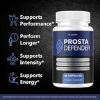 ProstaDefender - Official ProstaDefender Capsules Support Supplement Premium Advanced Natural Formula Daily Pills Multivitamin for Overall Health & Wellness, 60 Capsules for 1 Month