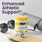 Healthy Origins L-Arginine Powder 5,000 mg per Serving, 10.6 oz (300g) - American-Made USP Grade Amino Acid, Nitric Oxide Precursor Supports Heart Health, Sports Recovery & Performance - 60 Servings