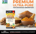 Glucosamine Chondroitin MSM Triple Strength Joint Support Supplement (2 Month Supply) Plus Turmeric Curcumin with Black Pepper Extract 1500mg Complex (2 Month Supply)