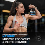 Sugar Free 7g BCAA + EAA Powder | Supports Muscle Recovery, Growth, Strength & Endurance – 9 Essential Amino Acids with L-Glutamine, Caffeine, Vitamin & Electrolyte for Energy & Hydration, Gluten Free