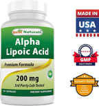 Best Naturals Alpha Lipoic Acid 200 Mg & Zinc Citrate 30 mg