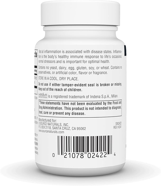 Source Naturals Turmeric with Meriva - 500mg, 30 Capsules