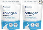 NativePath Collagen Peptides Protein - Hydrolyzed Type 1 & 3 Collagen Powder for Skin, Hair, Nails - 15.9 oz (45 Servings) (Pack of 2)