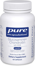 Pure Encapsulations Glucosamine Chondroitin with MSM - Supports Joint Health & Normal Cartilage Formation* - Maintains Enzyme Activity - Gluten-Free & Non-GMO - 60 Capsules