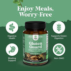 Fast Acting Gluten Digestive Enzymes for Intolerance - Gluten Digestive Enzymes for Women & Men for Debloat with DPP IV Blend Plus Lipase Amylase Bromelain for Gut Health & Digestion Support - 120 Ct