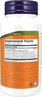 Now Foods Probiotic-10 25 Billion, 100 Count (Pack of 2)