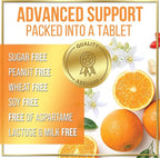 Vitamin C 1000mg Per Serving - Extra Strength with Rose Hips Bioflavonoids - Sugar Free Vitamin C Chewable Pills, Vit C Supplement for Immune Support & Antioxidant, USA Bottled - 60 Chewable Tablets