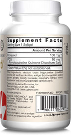 Jarrow Formulas® QH-Absorb® + PQQ, Dietary Supplement, Antioxidant Support for Mitochondrial Biogenesis, Cellular Energy Production and Cardiovascular Health, 60 Softgels, 60 Day Supply