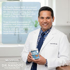 Dr. Nandi's MindBiotic Brain & Digestive Health Supplement - KSM-66 Ashwagandha, Probiotics & Prebiotics - Supports Memory, Focus, Energy & Gut-Brain Connection - 300MG - 60 Caramel Cinnamon Chews
