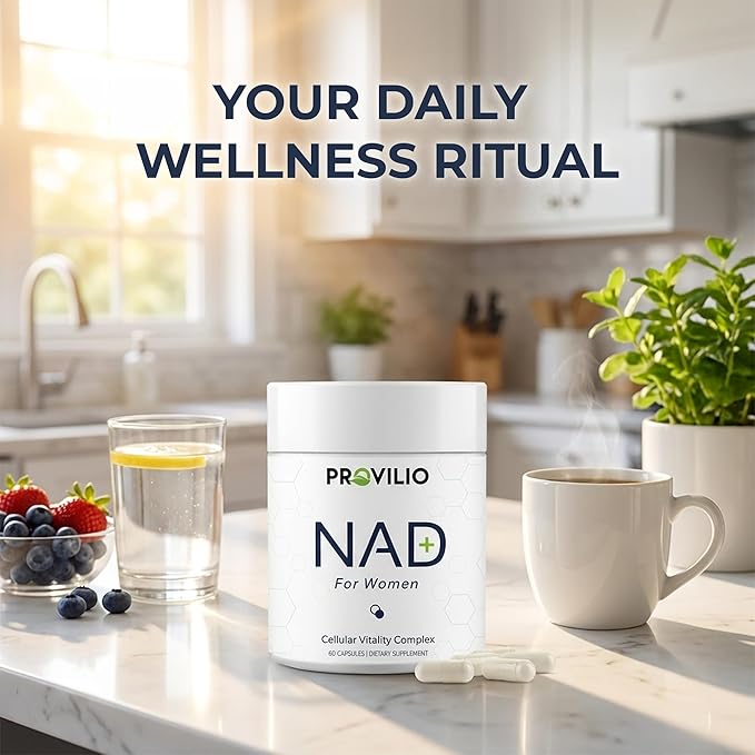 NAD+ Supplements for Women - NMN Supplement Alternative with Nicotinamide Riboside, Trans-Resveratrol, NAD Resveratrol Supplement for Energy, Skin Health, Healthy Aging - USA Made