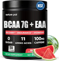 Sugar Free 7g BCAA + EAA Powder | Supports Muscle Recovery, Growth, Strength & Endurance – 9 Essential Amino Acids with L-Glutamine, Caffeine, Vitamin & Electrolyte for Energy & Hydration, Gluten Free