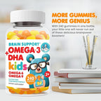 DR. MORITZ Vegan Omega 3 Gummies for Kids and Toddlers (240 Count), Kids Omega 3 Gummies for Brain & Heart Health, No Fish Oil & Gluten Free