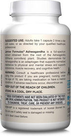 Jarrow Formulas Ashwagandha Capsules, 300 mg Supplement Supports Normalized Resistance to Mental and Physical Stress, 120 Veggie Capsules, 60 Day Supply