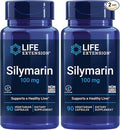 Life Extension Silymarin – Milk Thistle Extract – Supports Liver Health – Gluten-Free, Non-GMO, Vegetarian – 90 Capsules (Pack of 2)