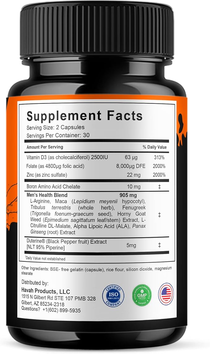 BLUE VIBE Primal Storm Maximum Strength Performance Supplement, PrimalStorm Maximum Strength Daily Overall Health Management Support Supplement, Primal Storm Premium Support (2 Pack - 120 Capsules)