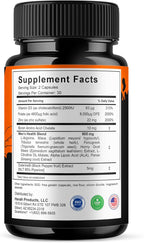 BLUE VIBE Primal Storm Maximum Strength Performance Supplement, PrimalStorm Maximum Strength Daily Overall Health Management Support Supplement, Primal Storm Premium Support (2 Pack - 120 Capsules)