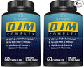 Sunergetic Premium DIM Supplement – 150mg diindolylmethane, Broccoli, Calcium D-Glucarate & Bioperine for Men & Women – DIM Complex for Menopause Support & Balance - 60 Capsules (Pack of 2)